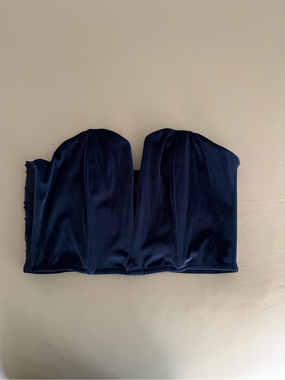 Victoria's Secret Navy Blue Strapless Bustier